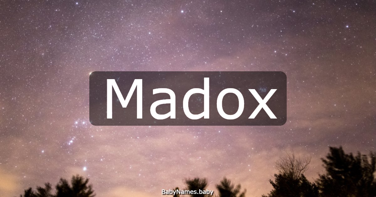 Madox