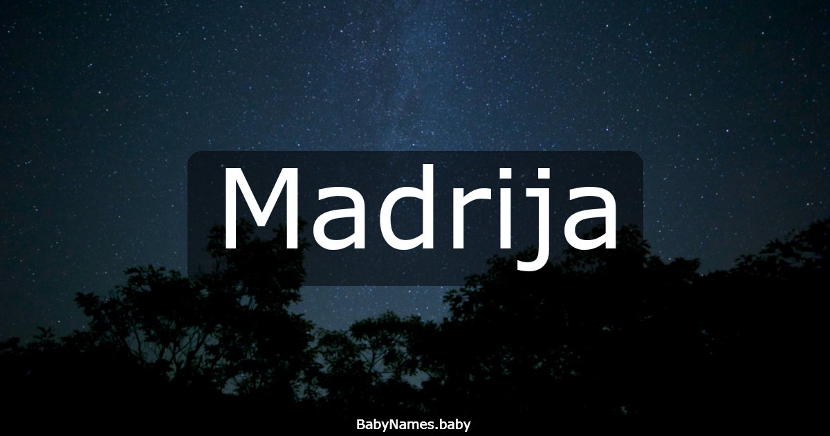 Madrija