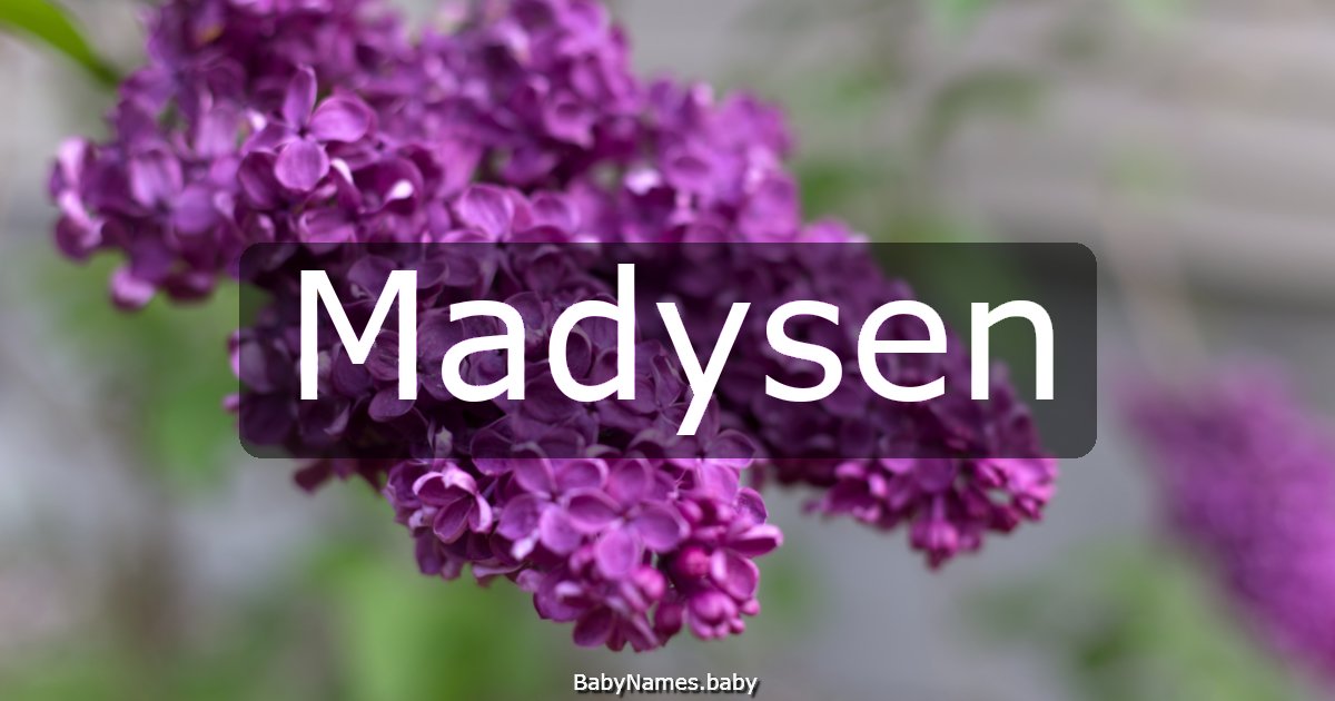 Madysen