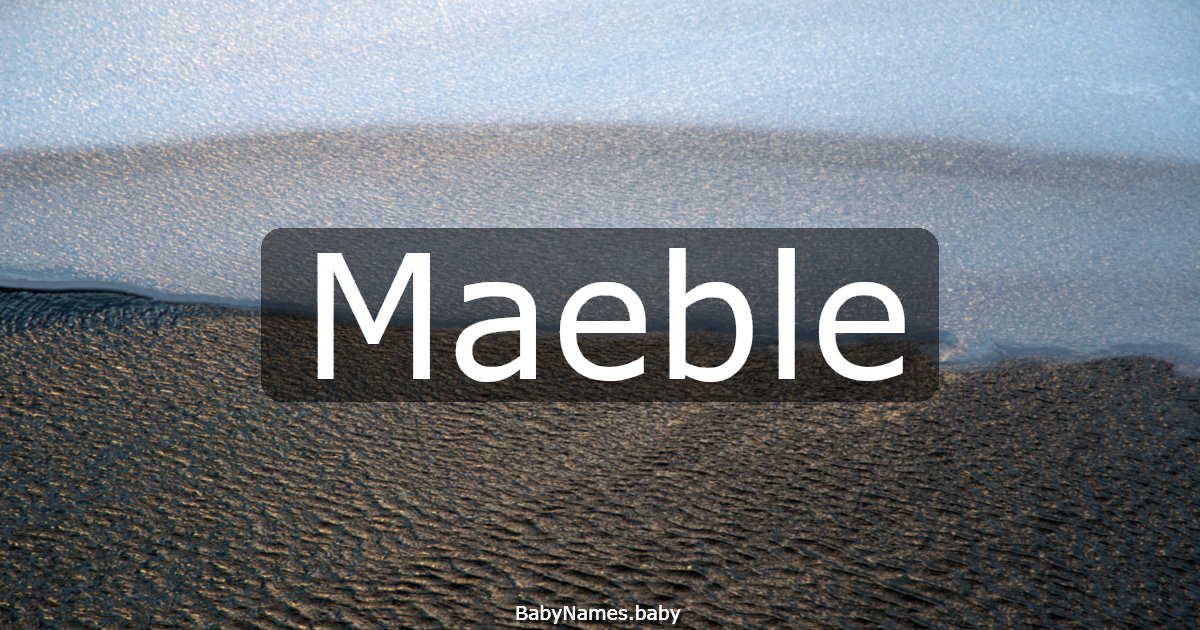 Maeble