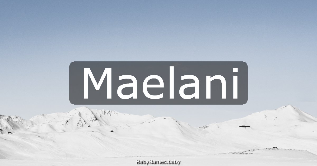 Maelani