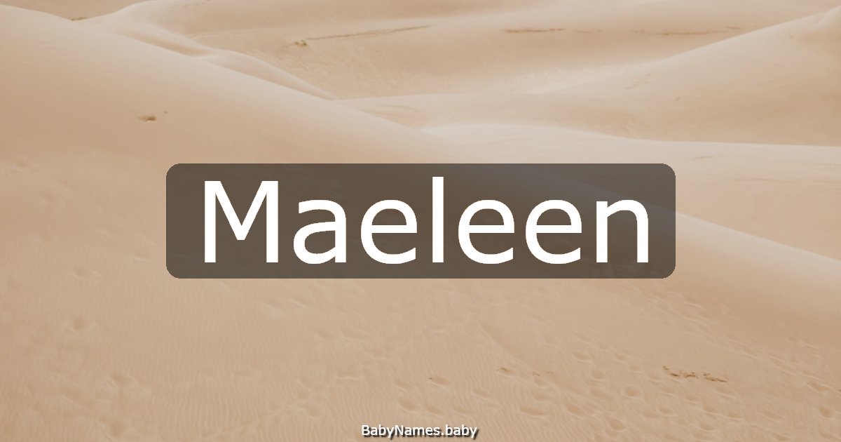 Maeleen