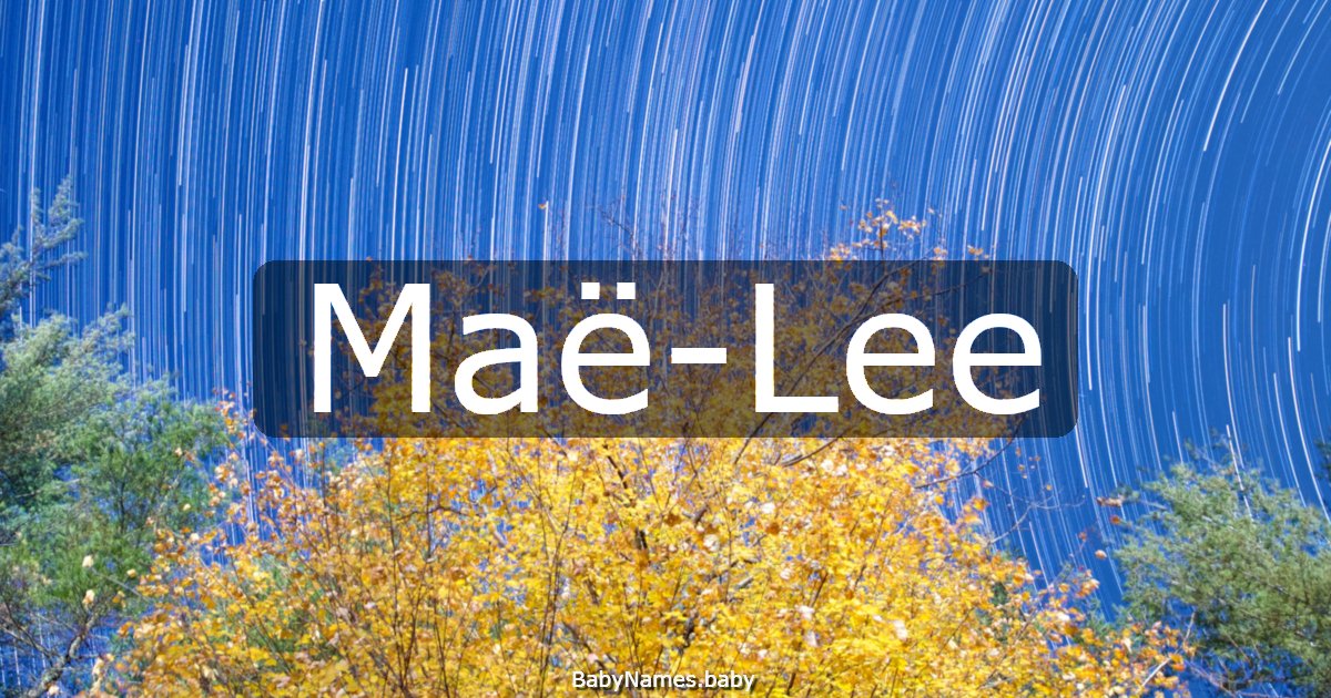 Maë-Lee