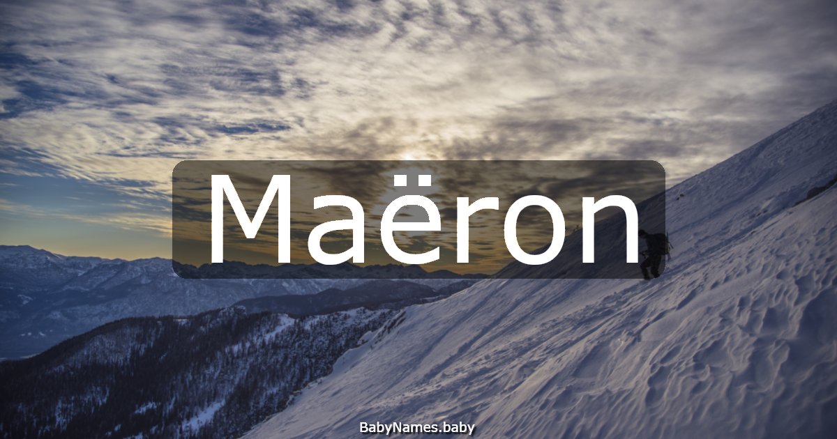 Maëron