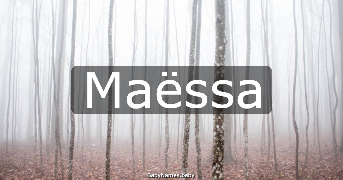 Maëssa