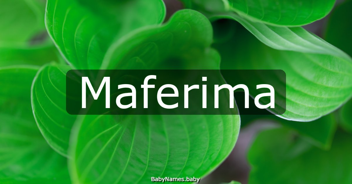 Maferima