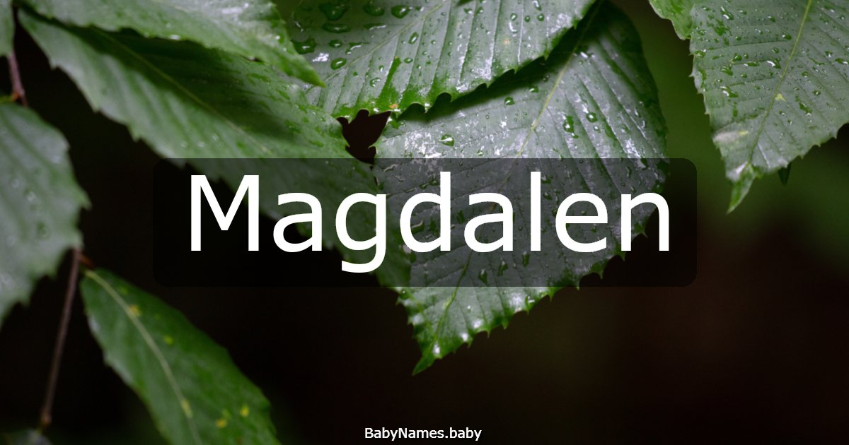 Magdalen