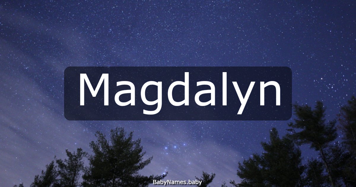Magdalyn