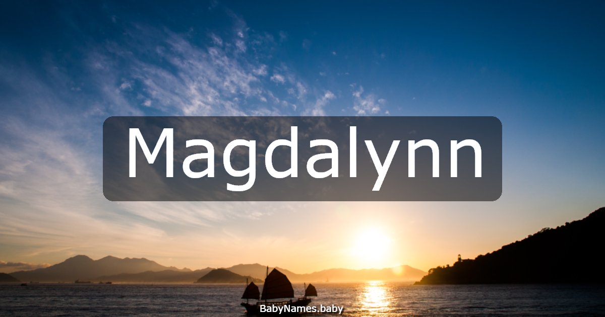 Magdalynn