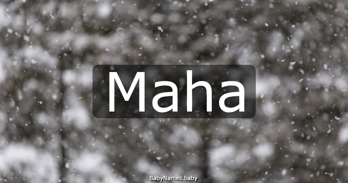 Maha