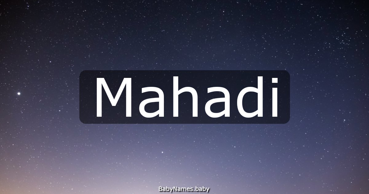 Mahadi