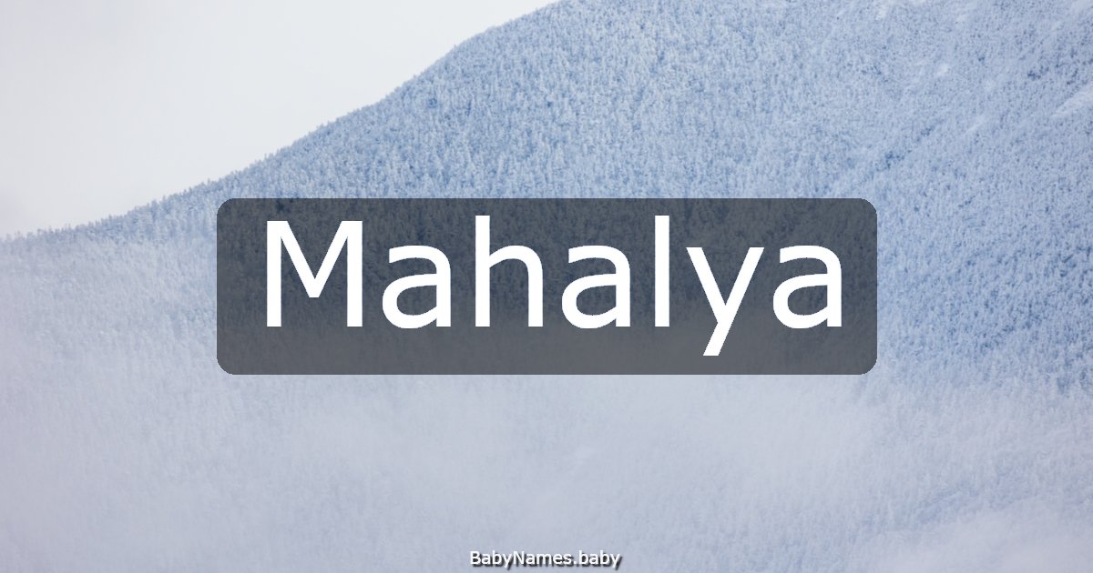 Mahalya
