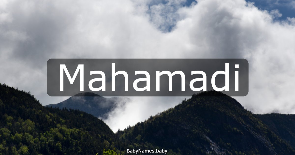 Mahamadi