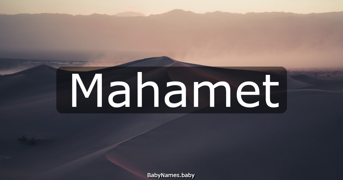 Mahamet