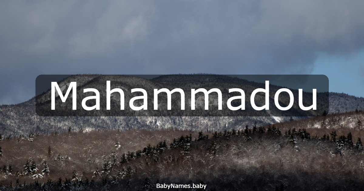 Mahammadou