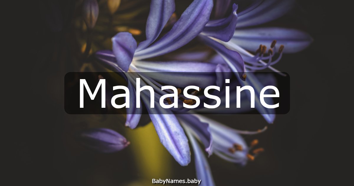 Mahassine
