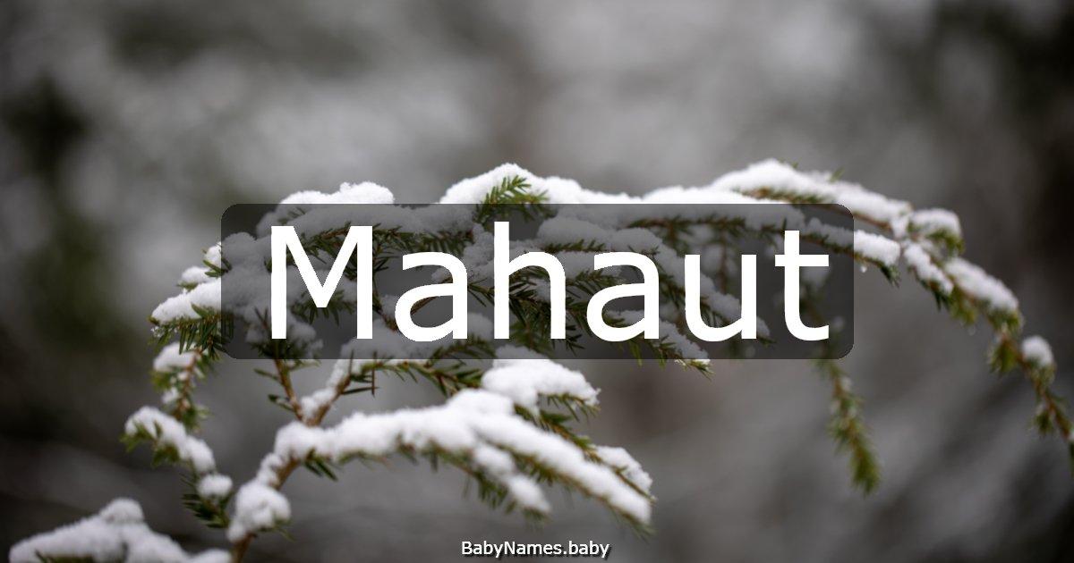 Mahaut