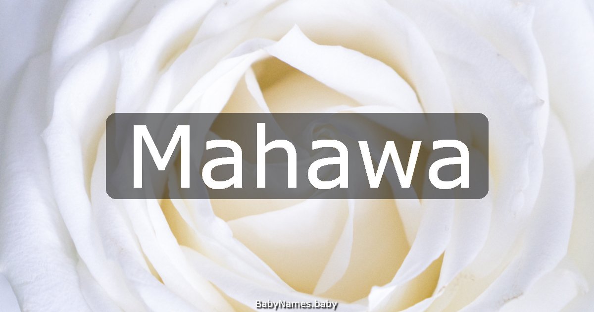 Mahawa