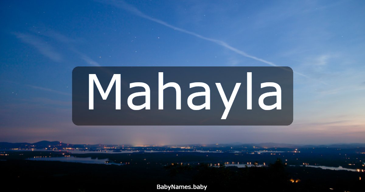 Mahayla
