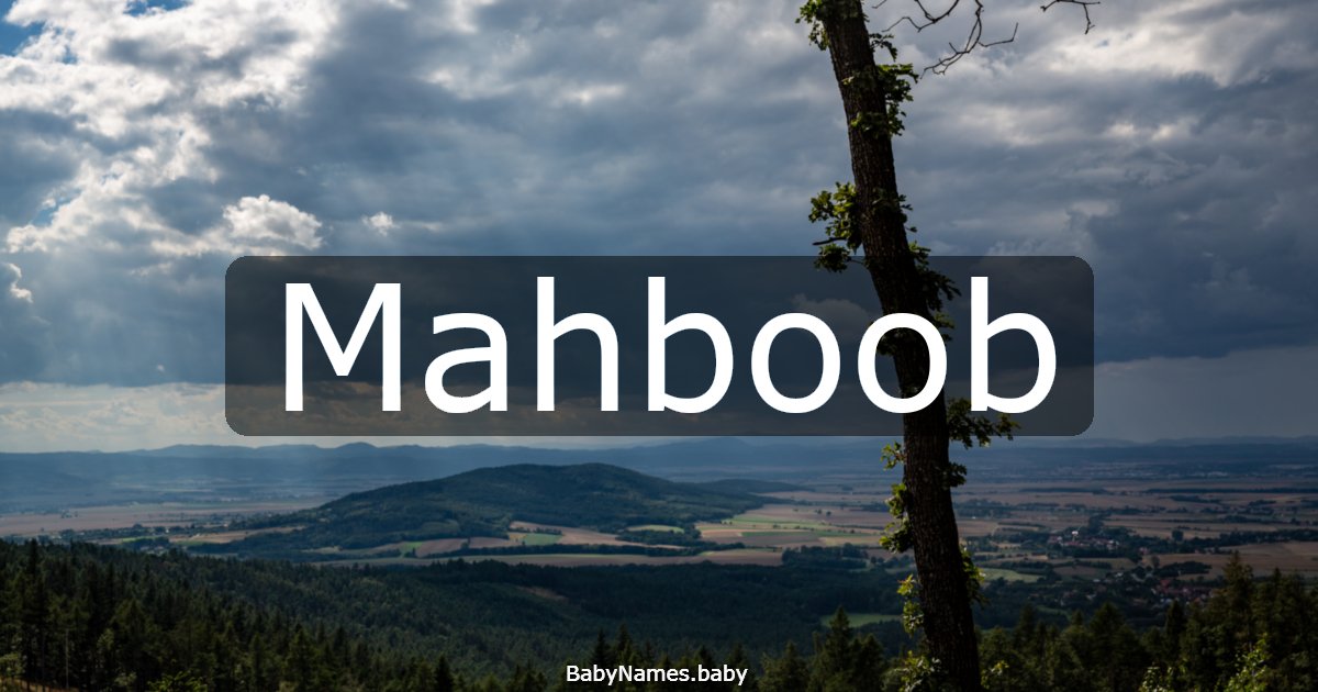 Mahboob