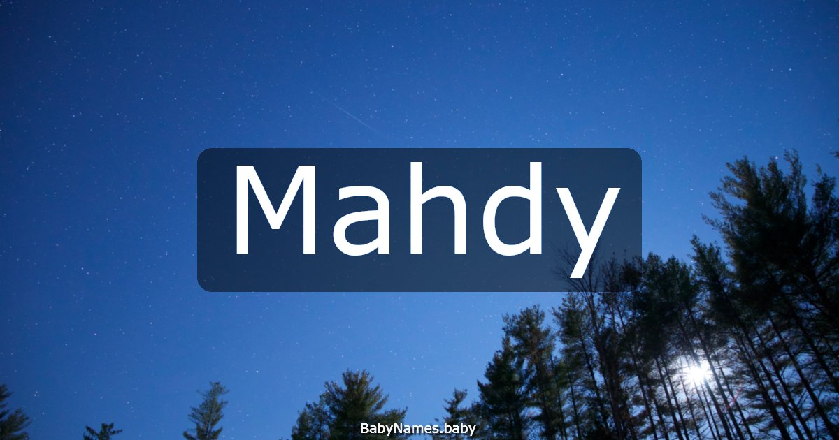 Mahdy