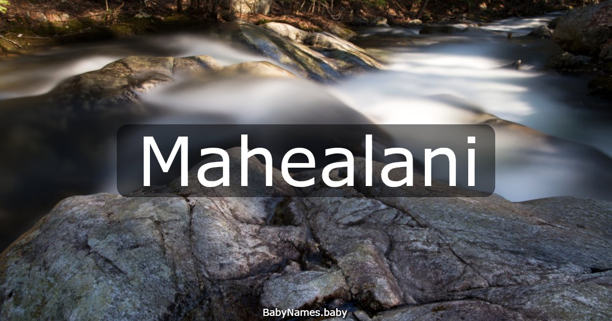 Mahealani