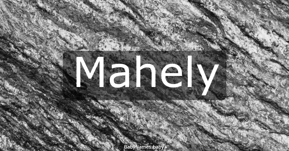 Mahely