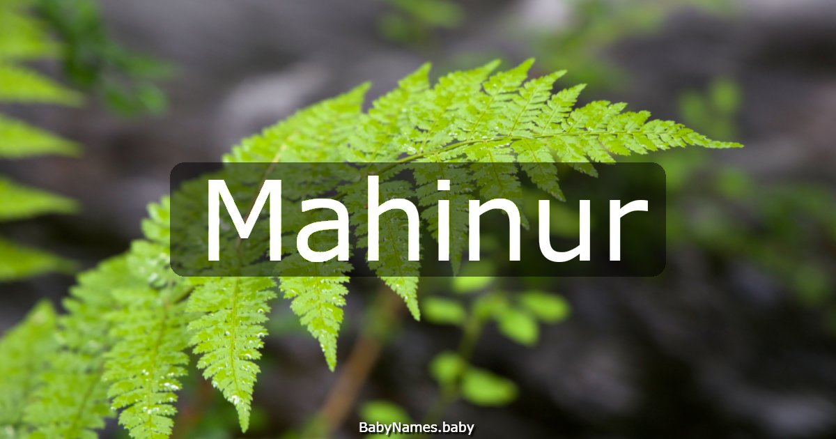 Mahinur