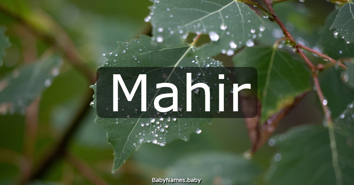 Mahir