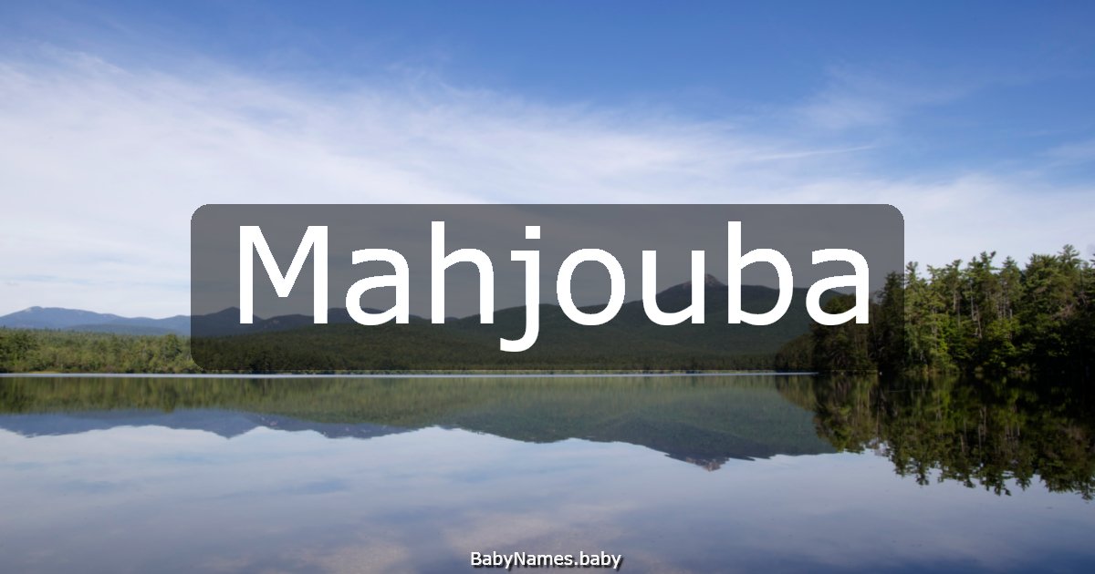 Mahjouba