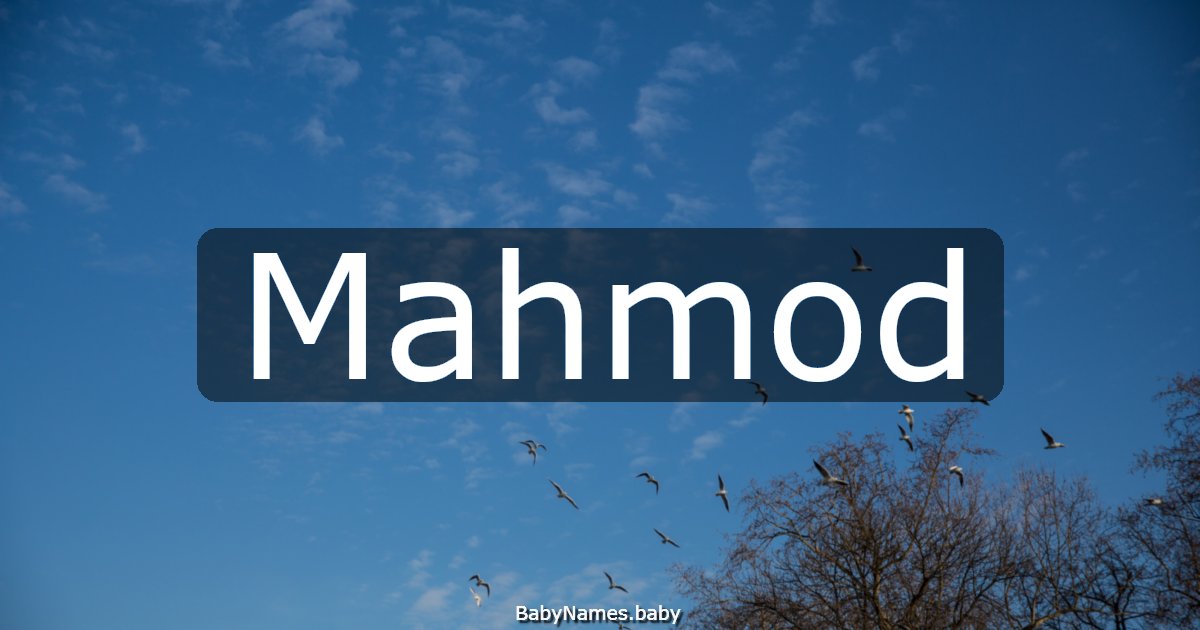 Mahmod