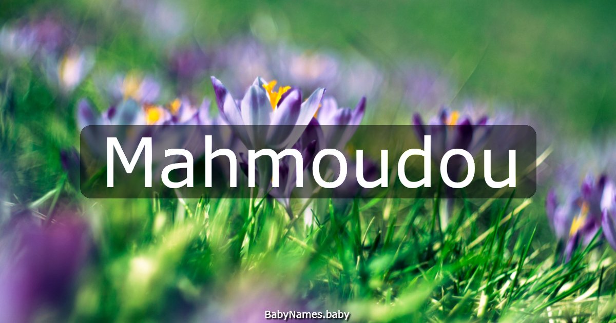 Mahmoudou