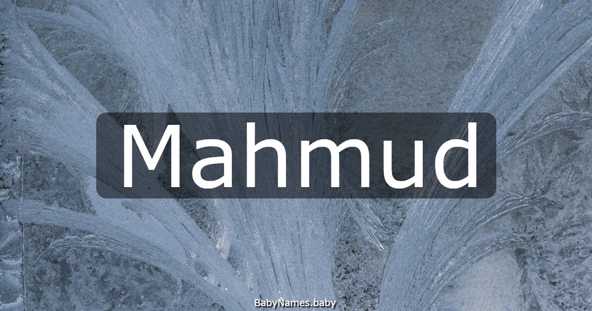 Mahmud