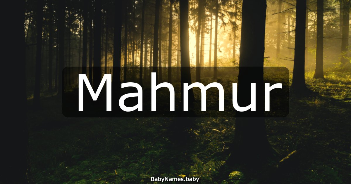 Mahmur