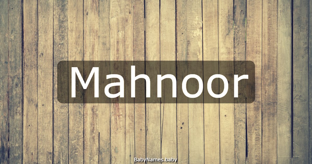 Mahnoor