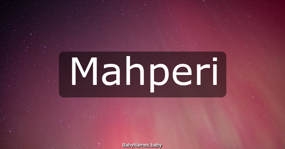 Mahperi