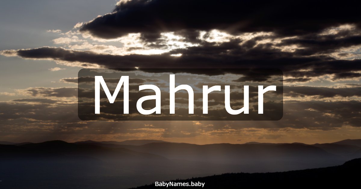 Mahrur