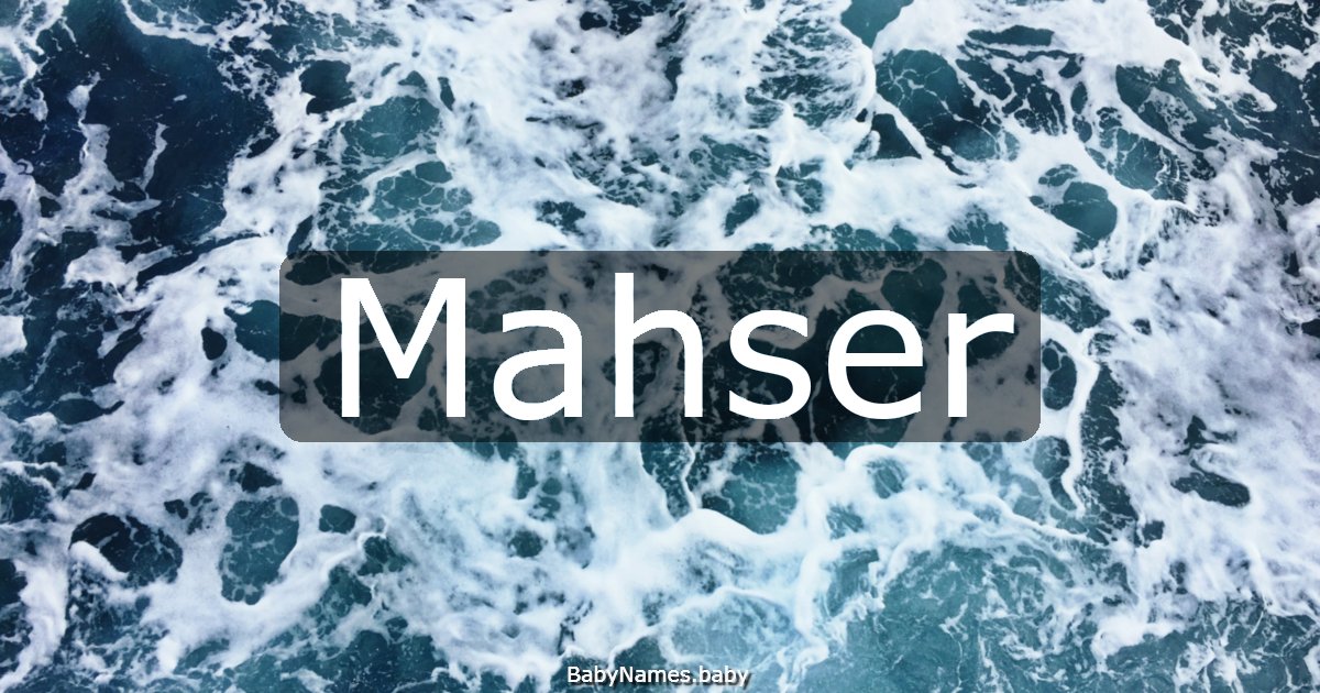 Mahser