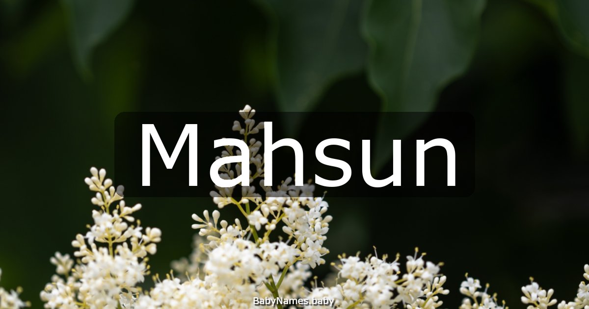 Mahsun