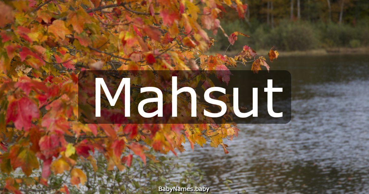Mahsut