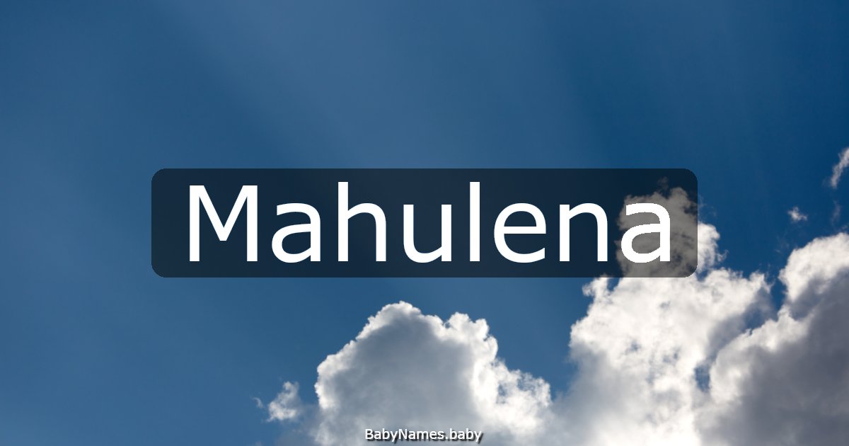 Mahulena