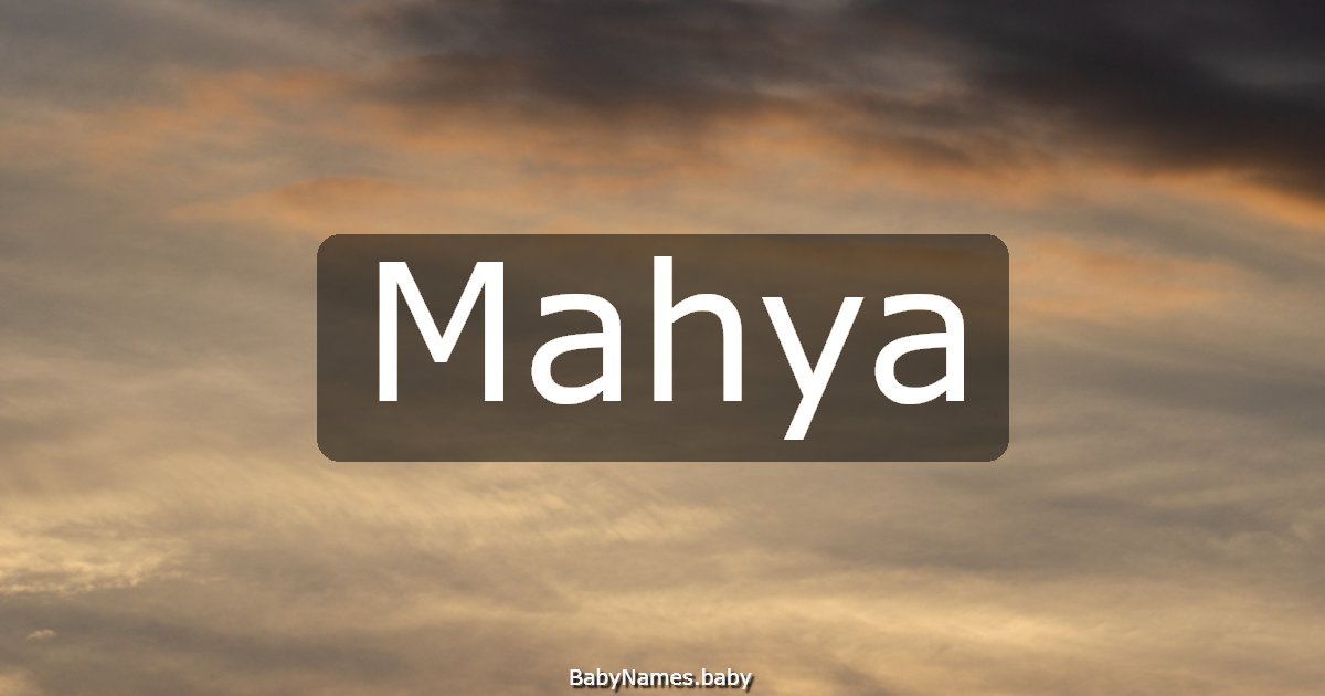 Mahya