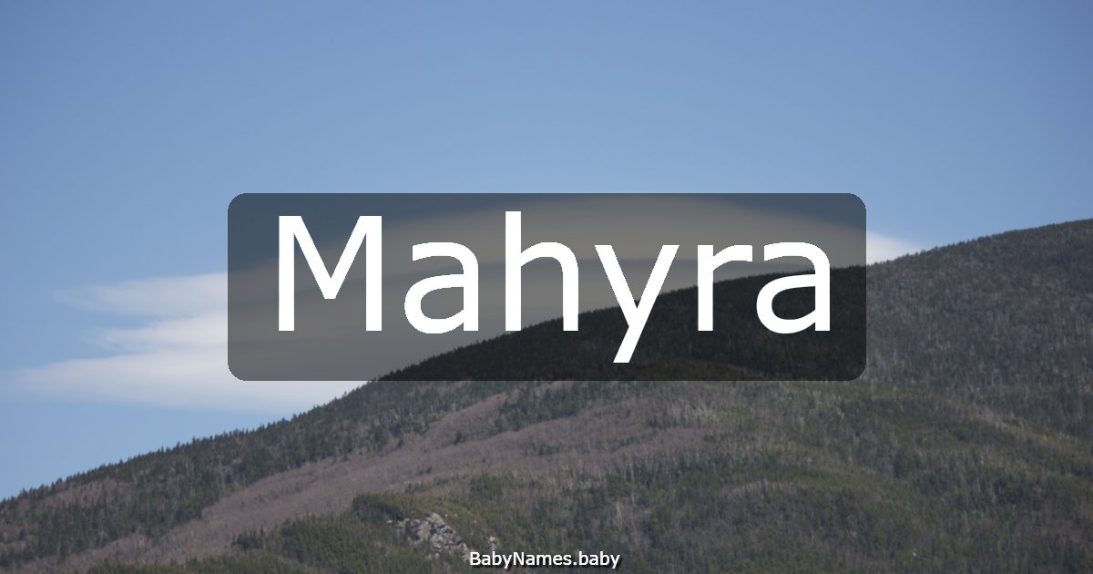 Mahyra