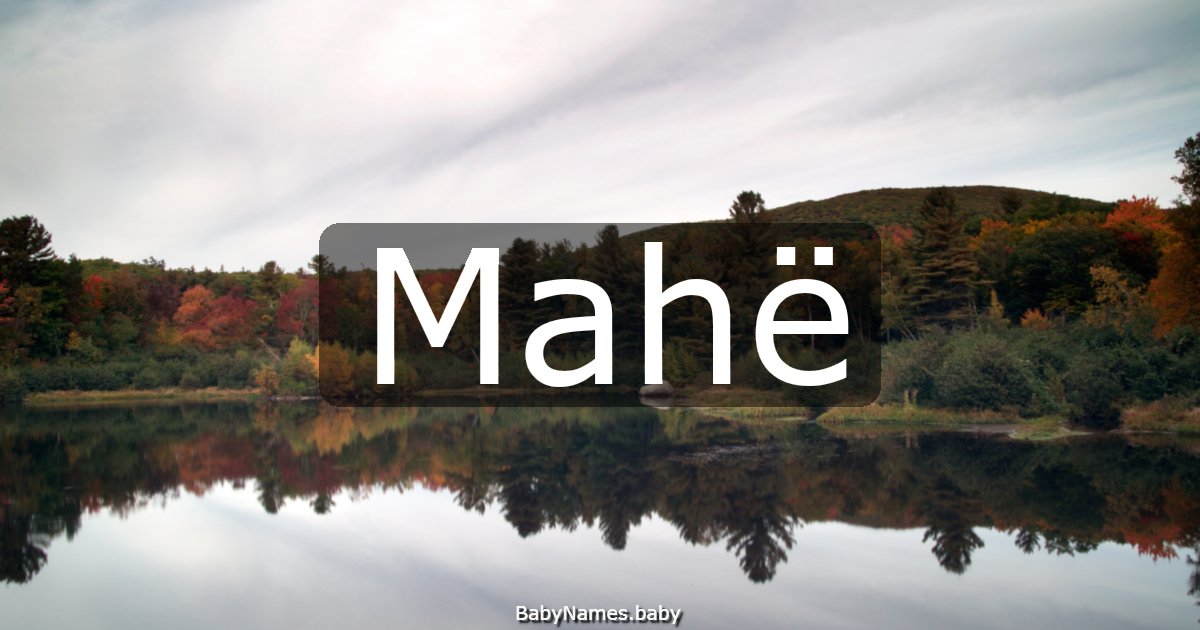 Mahë