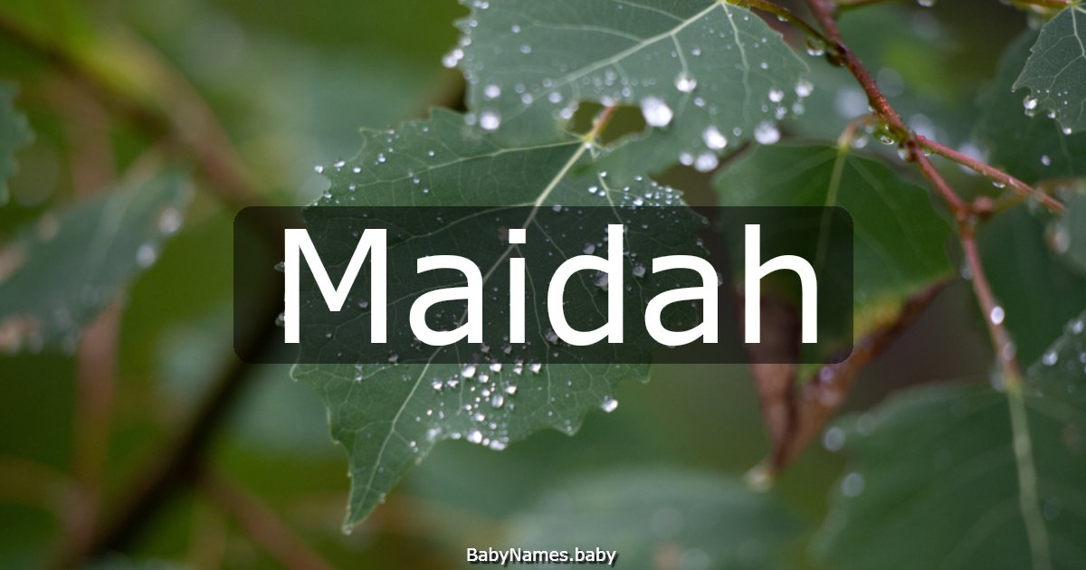 Maidah