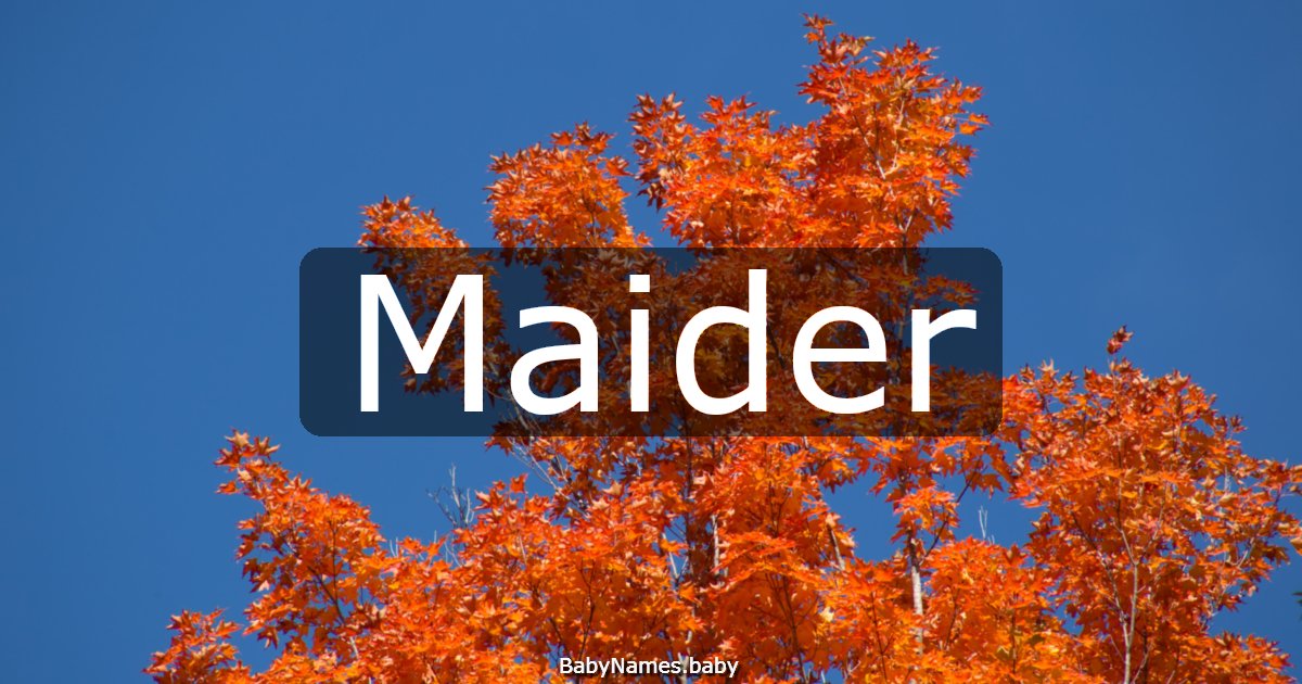 Maider
