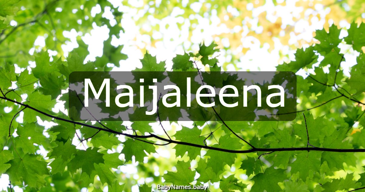 Maijaleena