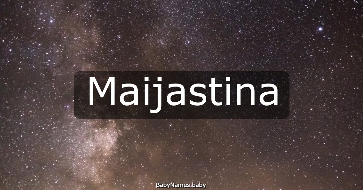 Maijastina