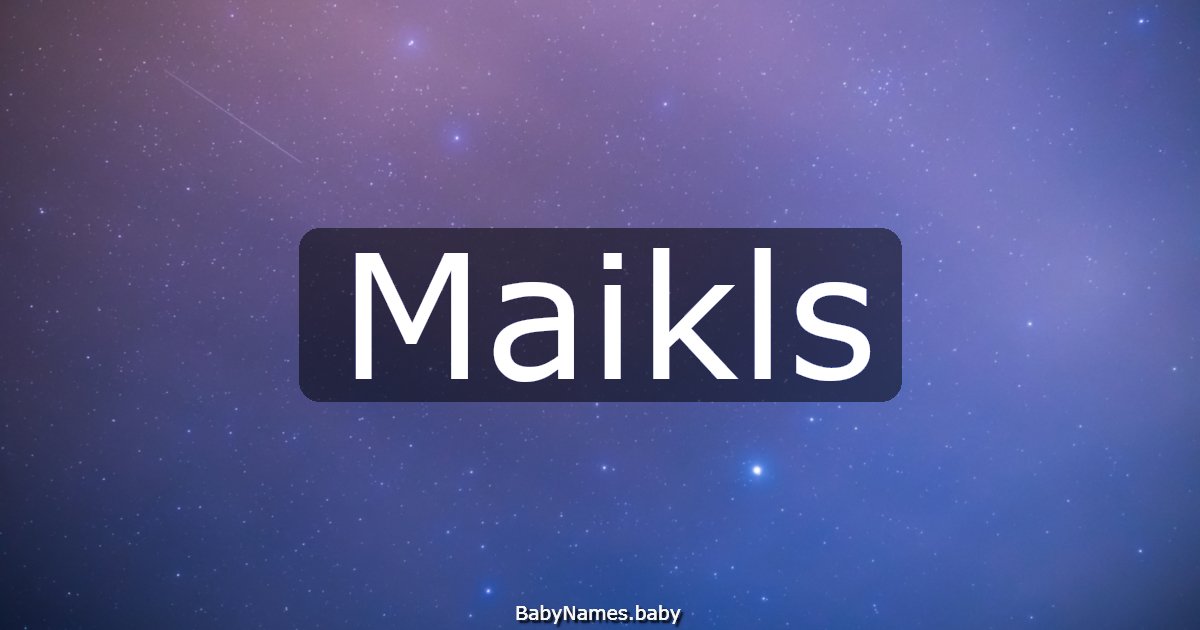 Maikls