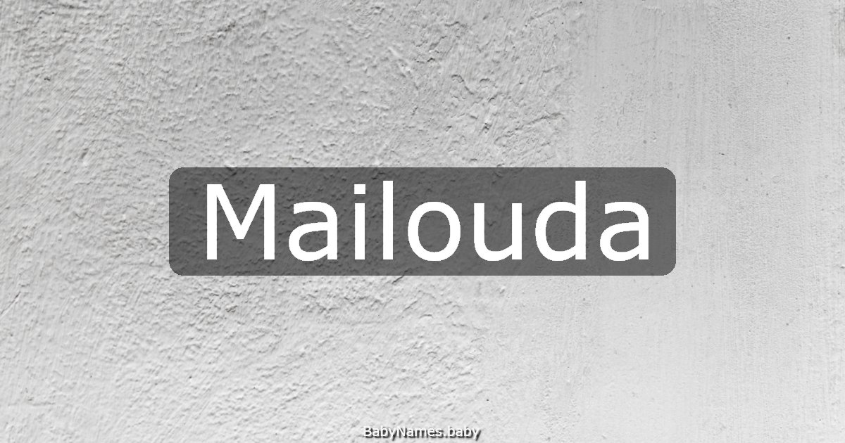 Mailouda